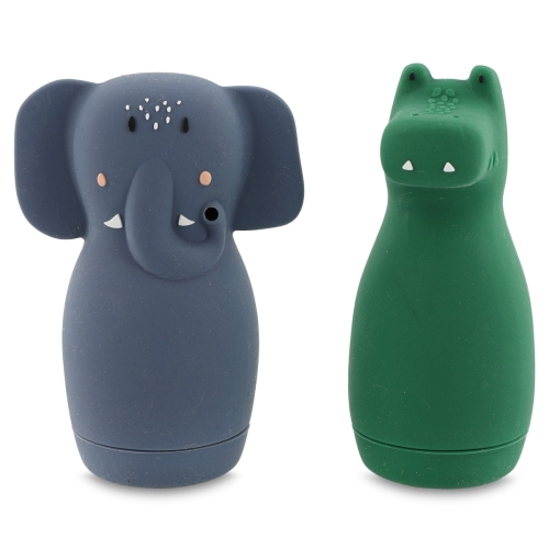 Trixie Badspeelgoed sproeiende dieren Mrs. Elephant &amp; Mr. Crocodile