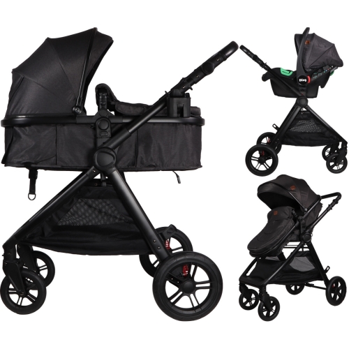 Ding 3-in-1 Buggy Liam Black