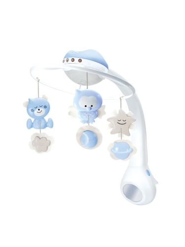 Infantino WOM Muziekmobiel 3 in 1 Blauw