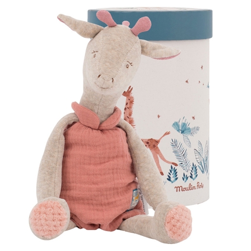 Moulin Roty pop Giraffe Bibiscus Sous mon Baobab in geschenkdoos