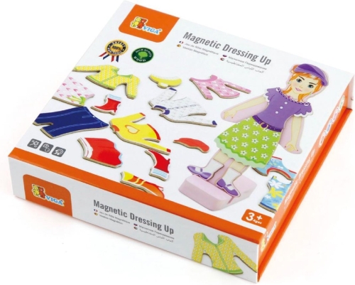 Viga Toys Houten Aankleedpop 39-delig