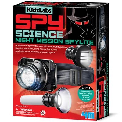 4M Kidzlabs Spy Science Nachtmissie Spylite