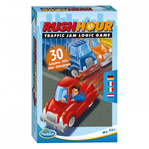 ThinkFun Rush Hour Pocketspel 30 opdrachten